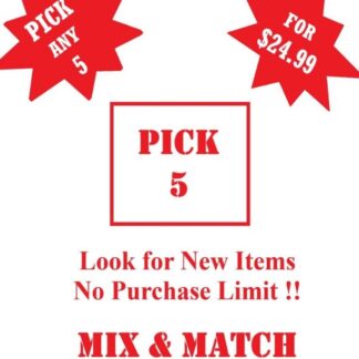 Pick 5 Items