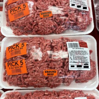 80% lean ground beef