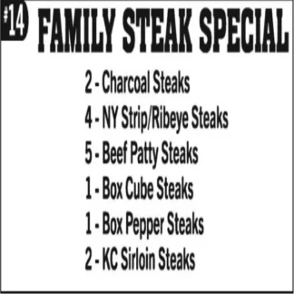Freezer Special #14 - Family Steak Special