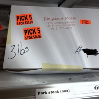 3 lbs. Pork Steaks (frozen)