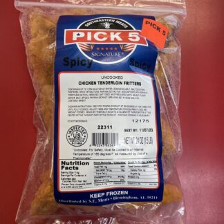 Uncooked Chicken Tenderloin Fritters (Spicy)