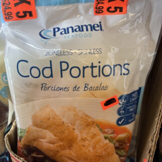 Cod Portions (boneless, skinless)