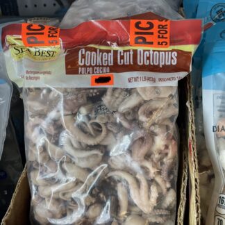 Cooked Cut Octopus