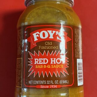 Foys Old Fashioned Red Hot BBQ Sauce