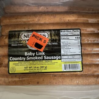 Nettles Baby Link Country Smoked Sausage