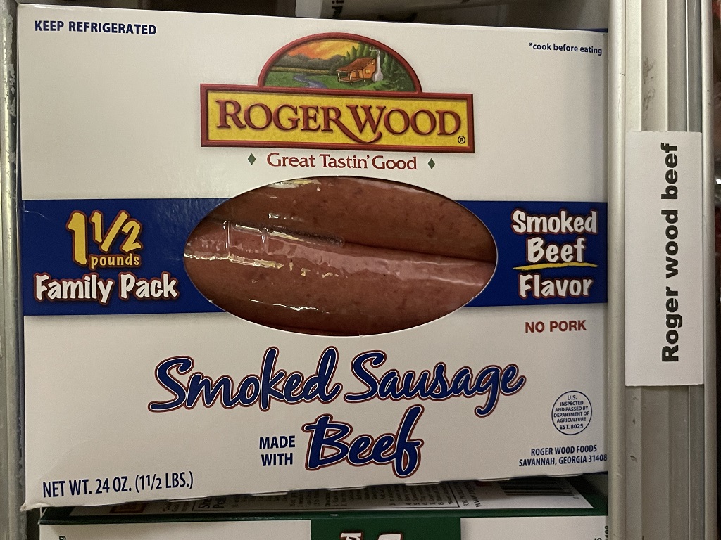 Roger Wood Beef Sausage - Kingsland Meats