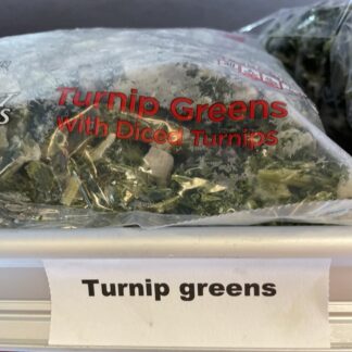 Turnip Greens with Diced Turnips