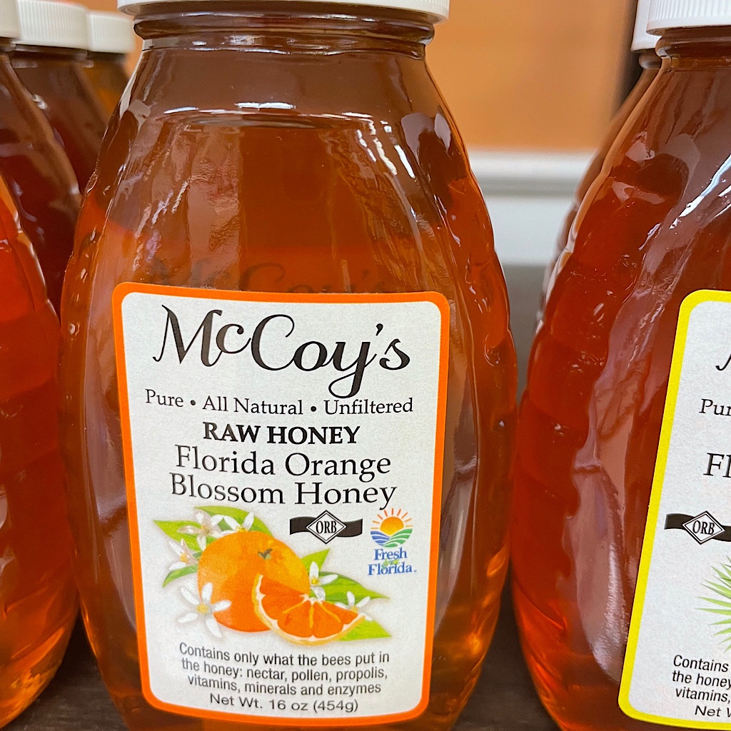 McCoy's Raw Honey - Florida Orange Blossom - Kingsland Meats