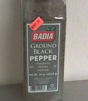 Ground Black Pepper - 16 oz.