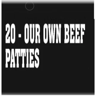 Our Own Beef Patties (20 cnt)