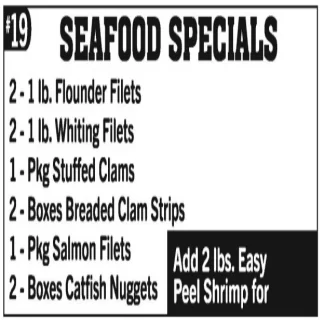 Freezer Special #19 - Seafood Special